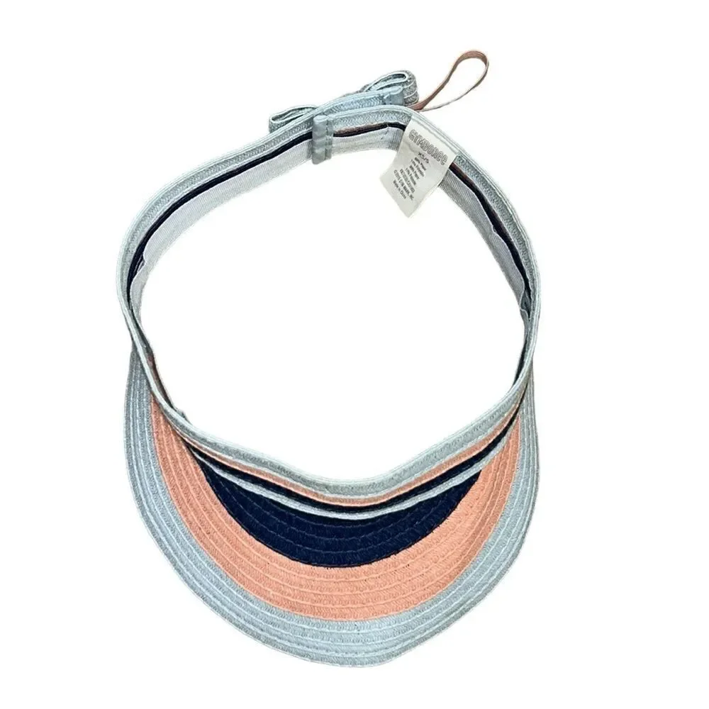 Gymboree Blue Stripe Visor Girls Hat(Size XS/S)